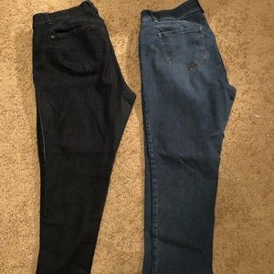 Plus size stretch jeans
